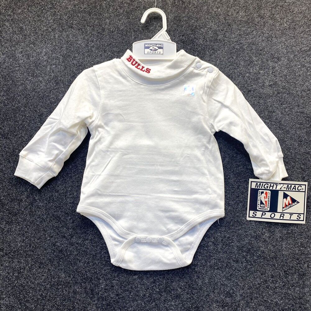 Vintage Chicago Bulls NBA Baby Infant One Piece Bodysuit 12 Months